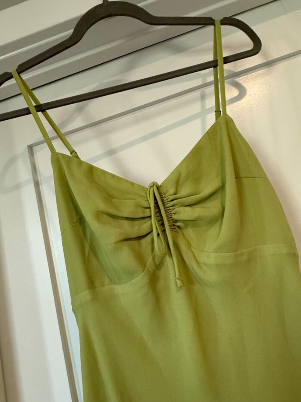 Abercrombie Cinch Front Slip Mini Dress - Picture 3 of 6